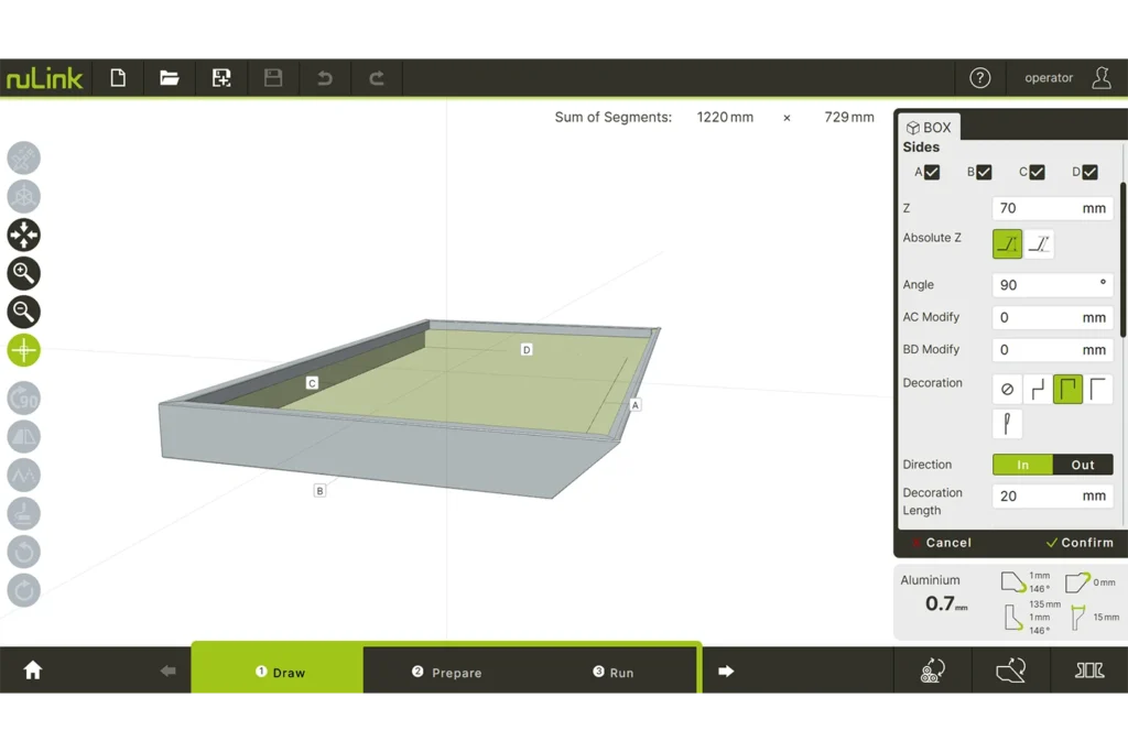 box generator i nulink styrsystem till cidan kantvikar